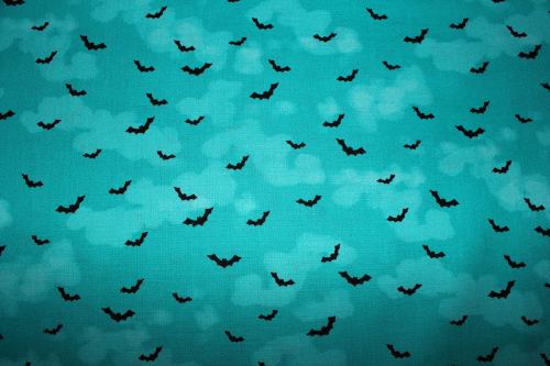 Designerbaumwolle BATTY teal (10 cm)